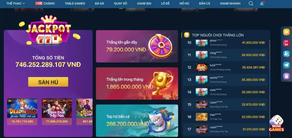Các loại game Nổ Hũ phổ biến tại casinomcw 678